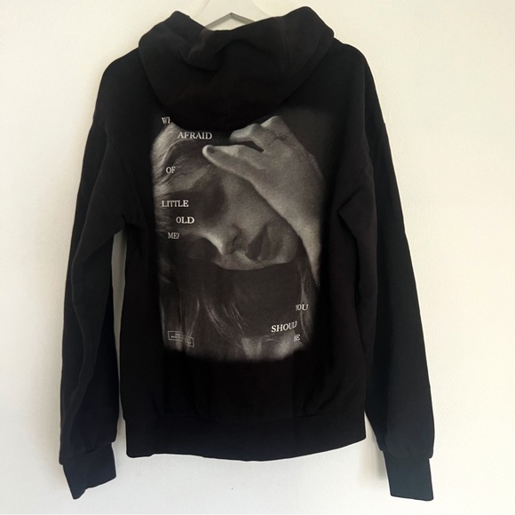 NEW Taylor Swift Who's Afraid of Little ol' Me TTPD Hoodie Dark Brown Album M - Picture 3 of 7